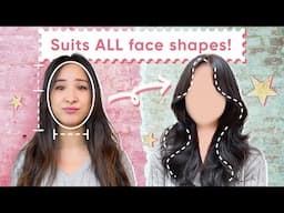 The BEST haircut for YOUR face shape ✂️  (tips on long vs short, curtain bangs, layers)