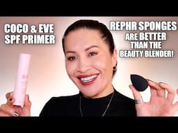 REPHR MAKEUP SPONGE VS THE BEAUTY BLENDER ✨ NEW COCO AND EVE SPF PRIMER