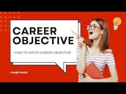 Career Objective in Resume for Freshers | How to Write Career Objective #careerobjective