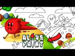 Making A Coloring Book That Animates Itself (Alive Paint Devlog)