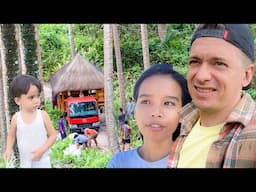 Going Home. Bamboo Gazebo With Delivery. A Foreigner And a Filipina's Simple Life In a Tiny Home