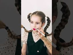 Broken doll Halloween hairstyle! #halloweencostume #halloween2024 #hairtutorial