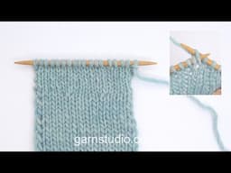 How to increase 1 stitch symmetrical