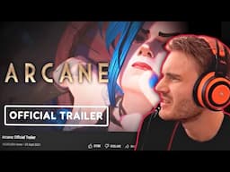 PEWDIEPIE REACTS TO 'ARCANE | Netflix' (TRAILER)