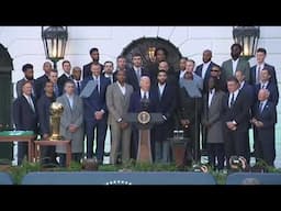 President Joe Biden Welcomes NBA Champion Celtics to the White House | FULL VIDEO