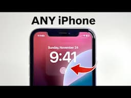 How to Enable Touch iD iCon Feature on any iPhone (iOS 18) - Touch iD on iPhone XR, 11, 12, 13, 14