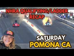 NHRA Pomona behind the scenes w/ ​⁠ @claymillican25 recap & pro ladders for Sunday #race #racer