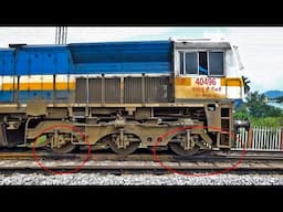 EPIC TRACK SOUNDS by DIESEL & ELECTRICS at CROSSOVER | THUNDERING ICF LHB SOUNDS | Indian Railways