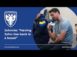 💬 "Having John-Joe back is a boost" | Johnnie previews Barrow (A) 🟡🔵