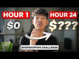 I Tried Dropshipping For 24 Hours... (Realistic Results)