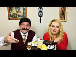 ASMR-Vintage Salesman & His Colleague Sell You Baked Goods Role Play  🧁🍰🎂ASMR Collab