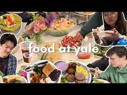 what i eat in a week at yale