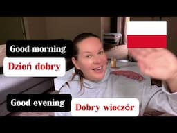 🇵🇱 how to say “ good morning “ & “ good evening “ in Polish language 🇵🇱