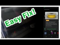 Bambu P1S Failed to Feed Filament into Toolhead | Easy 2 Minute Fix