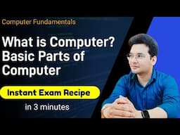 What is Computer ? | Basic parts of Computer | Hindi | BCA/MCA/B.sc IT/B.tech | unbeaten learning