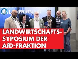 Landwirtschaft Symposium der AfD Fraktion #landwirtschaft #ernährung #politik #afd