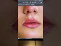 Create Stunning Lips in Photoshop! #Shorts