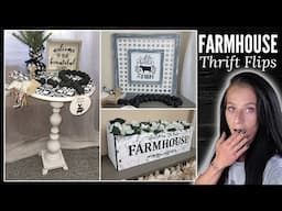 Must see Modern Farmhouse Thrift Flips #thrifting  #farmhouse