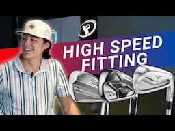 HIGH SPEED FITTING // Andre has serious speed with the irons