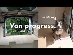 DIY Transit CONVERSION | Chipping away at our SELF BUILD