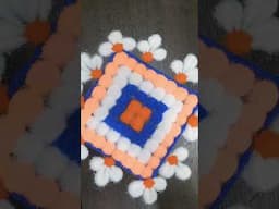 Easy rangoli design #diwalirangoli #rangoli #youtubeshorts #shortvideo