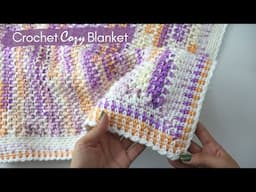 Crochet Easy And Cozy One Row Repeat Blanket