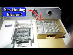 Dryer Running But No Heat - How to Change Heating Element on Dryer FINAL