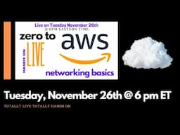 Master Aws Networking Basics In Our Live Hands-on Bootcamp From Zero To Pro!