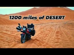 Crossing the SAHARA desert on two 125cc bikes from ENGLAND TO SOUTH AFRICA