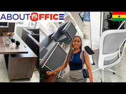 Come Office Furniture Shopping w/ me in Accra, Ghana