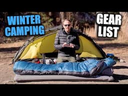 Everything I Pack For Winter Camping - Gear To Stay Warm and Dry