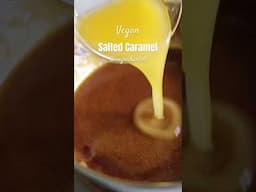 Full recipe video for this Easy Vegan Salted Caramel Sauce in on my channel!😋