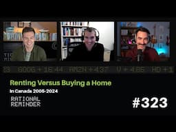 Renting Versus Buying A Home In Canada (2005-2024) | Rational Reminder 323