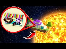 How I Save My SISTER House From SPACE in Minecraft