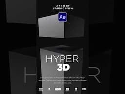 Easily Make Hyper 3D Motion Graphics in After Effects