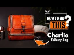 Leather Charlie Toiletry Bag DIY, Subscription Pattern