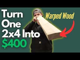 Turn YOUR Spare 2x4 Into $400 (HUGE Profit Margin)