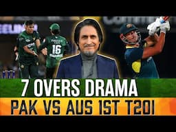 7 Overs Drama | PAK vs AUS 1st T20i | Ramiz Speaks