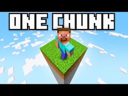 I Beat Minecraft on a Single Chunk World