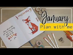 Plan With Me | January Bullet Journal Set Up