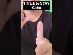 1 Trick to Stay Calm Before an Exam or Interview