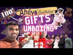 Ahilya Birthday Gifts || Unboxing || 100+ Gifts || @adityasomatelugu