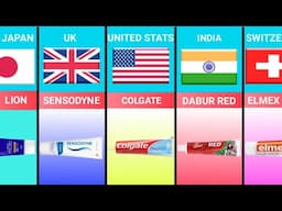 Toothpaste From Different Countries