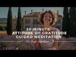 ⚡ Elevate Your Frequency: 20-Minute Gratitude Guided Meditation for High Vibrations All Day