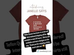 SISTER WIVES - Janelle Brown NEW SHIRTS SOLD OUT within hours