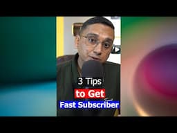 How to Get Subscribers Fast? 3 TIPS #shorts