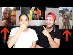 REACTING TO OLD PHOTOS!! (EMBARRASSING!)