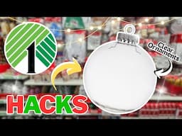 GENIUS 🤯 Dollar Tree DIY Crafts Using Clear Ornaments | Christmas DIY Crafts