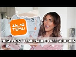 FIRST EVER HUGE TEMU HAUL! 📦🫢| Homeware, Storage Solutions, Jewellery & more 🤍✨ AD