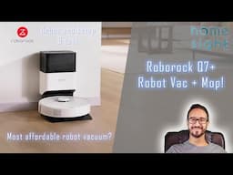 New Roborock Q7 + auto emptying robot vacuum +mop | unboxing and full review! Best affordable robot?